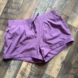 Vibrant Purple Women's Athletic Shorts